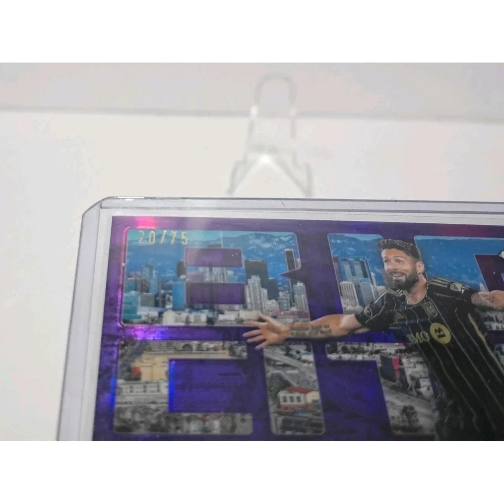 OLIVIER GIROUD 2025 Topps Chrome MLS Big City Strikers Purple Refractor /75